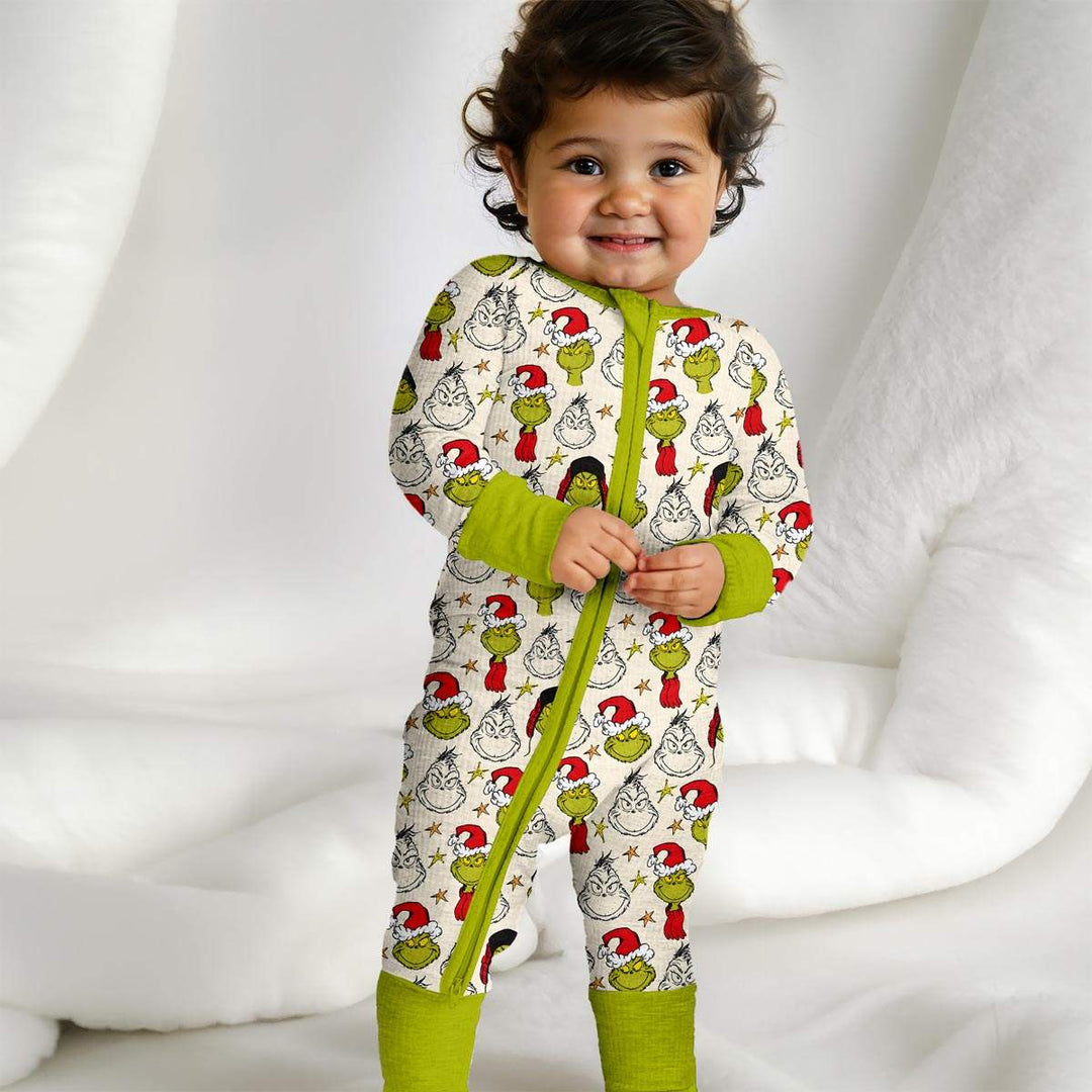 Baby Dr. Seuss’ The Grinch Zippy in Beige