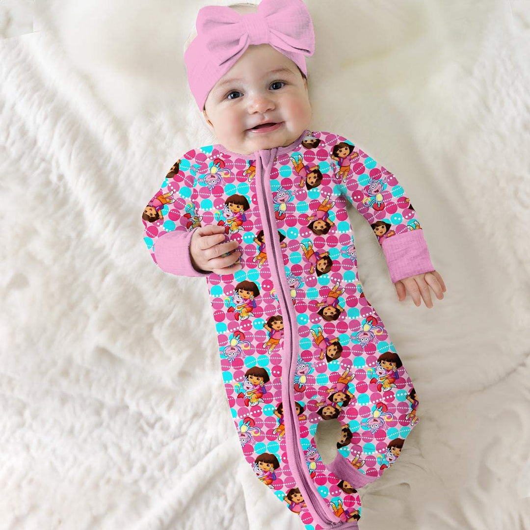 Baby Dora the Explorer Zippy in Pink 1