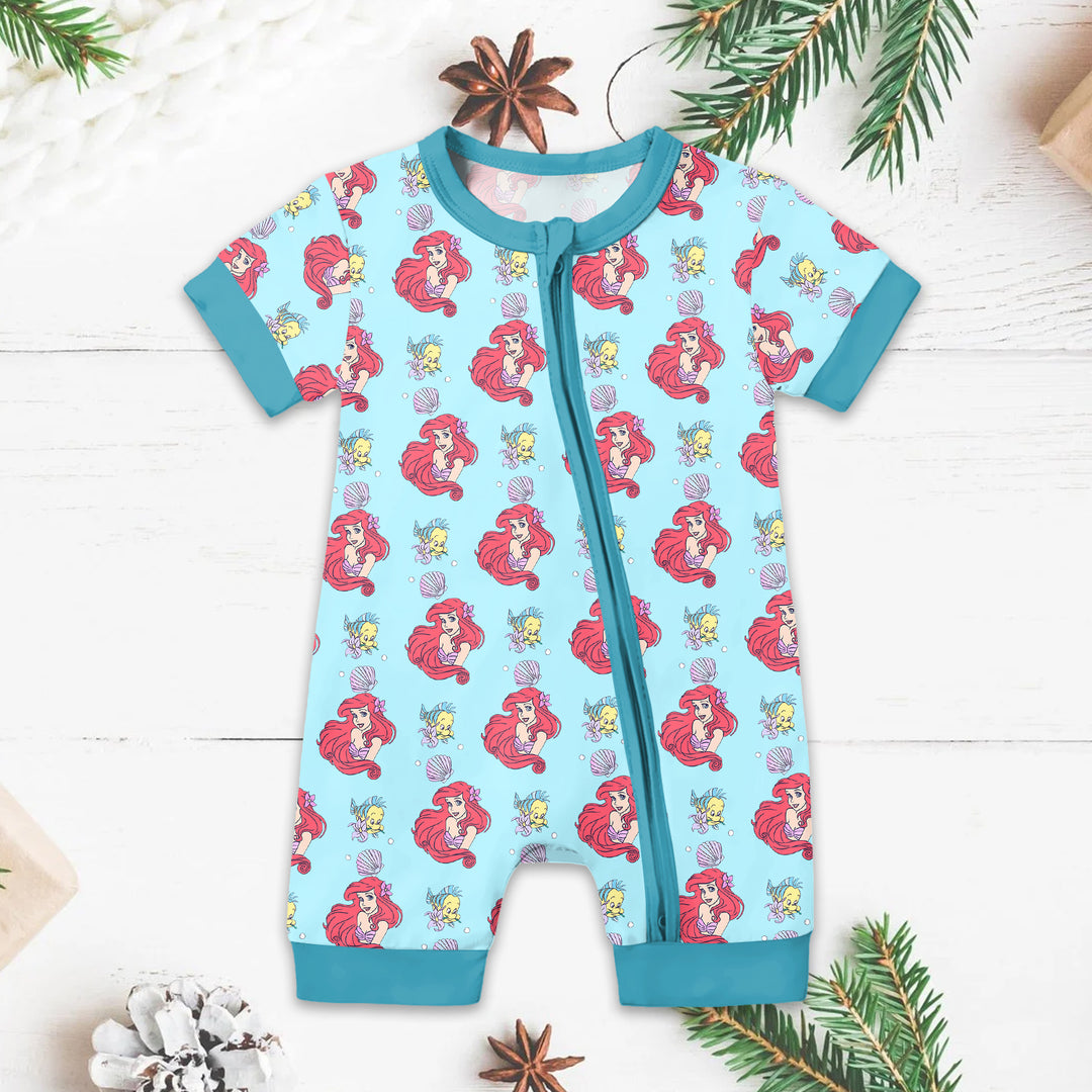 Little Mermaid Baby Short Zippy Adding a Fun Flair