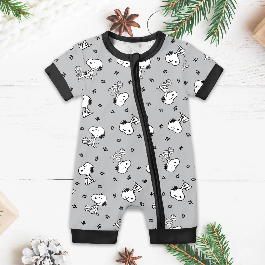 Snoopy Baby Short Zippy Featuring Cute Comfort
