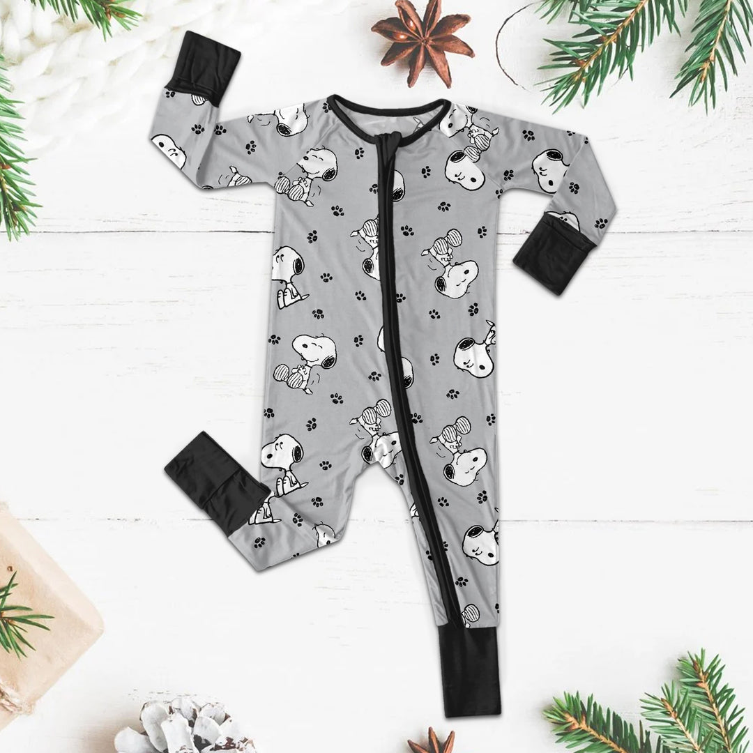 Snoopy Baby Long Zippy Offering Adorable Style