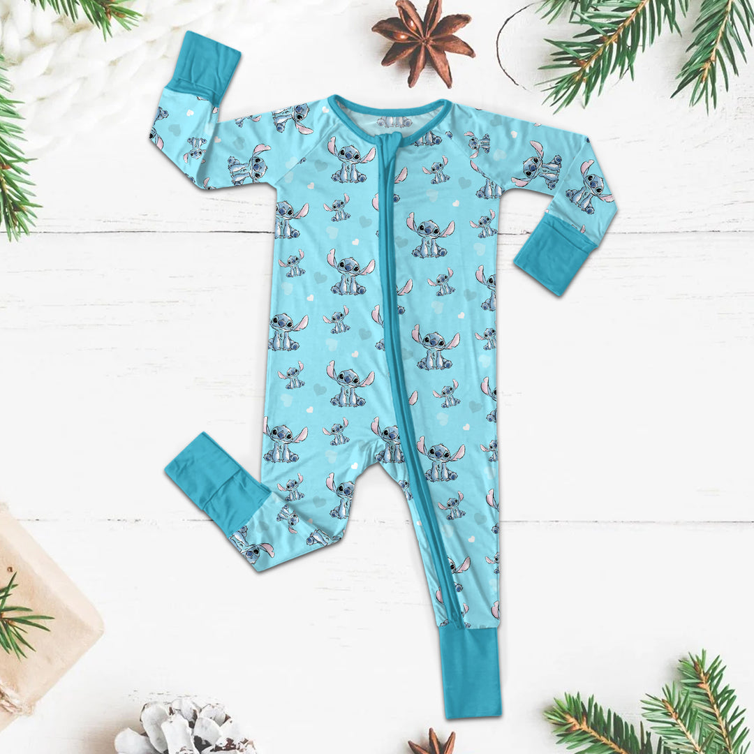 Stitch Baby Long Zippy for Sweet Style