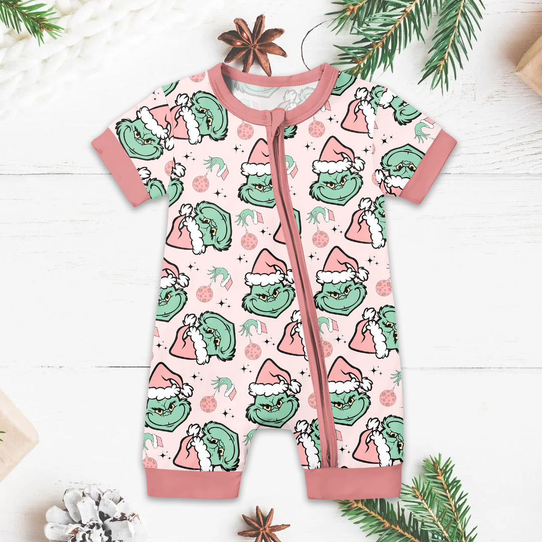 Grinch Baby Short Zippy Serving Up Cute Style