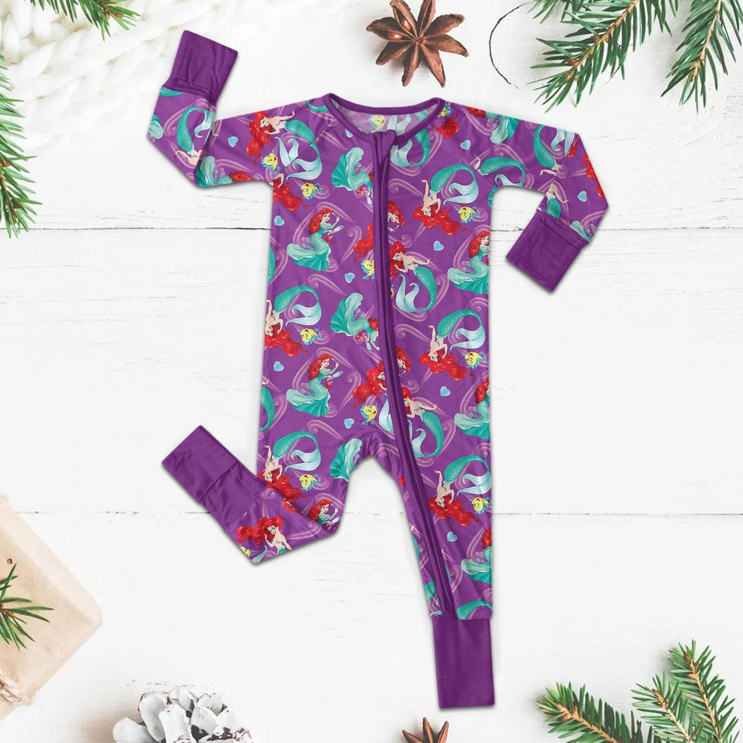 Little Mermaid Baby Long Zippy For High Charm