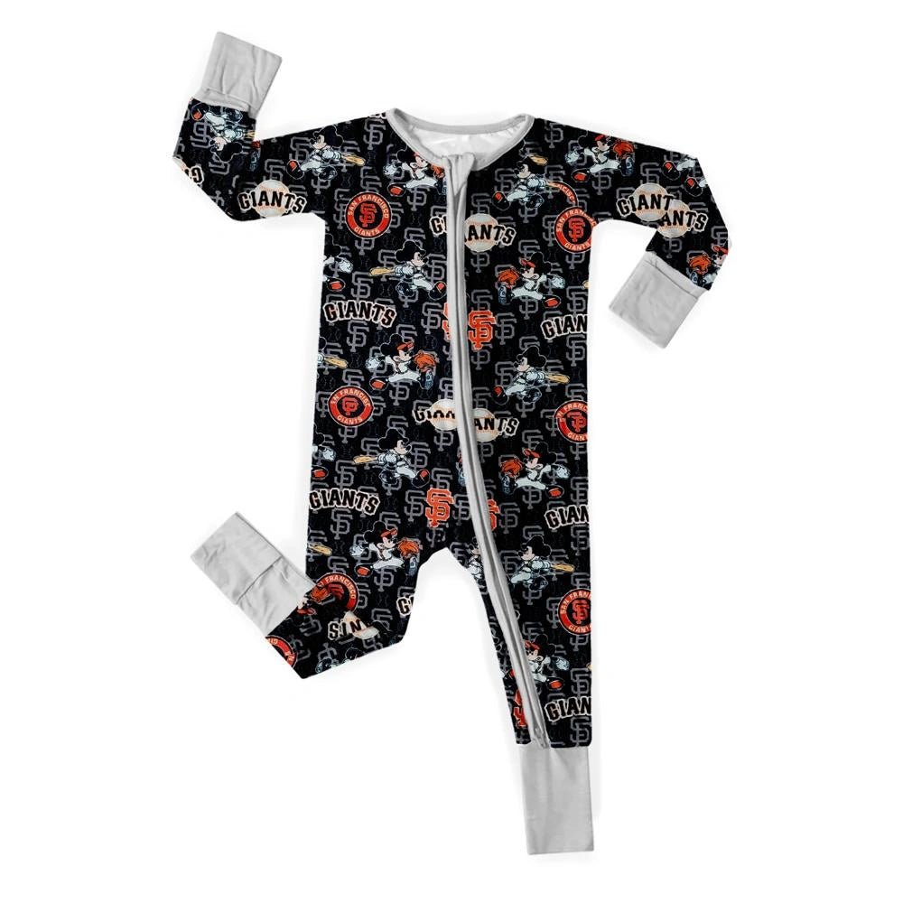 Baby Monster Truck Zippy In Grey Long Sleeved with Adorable Details - 3-6M