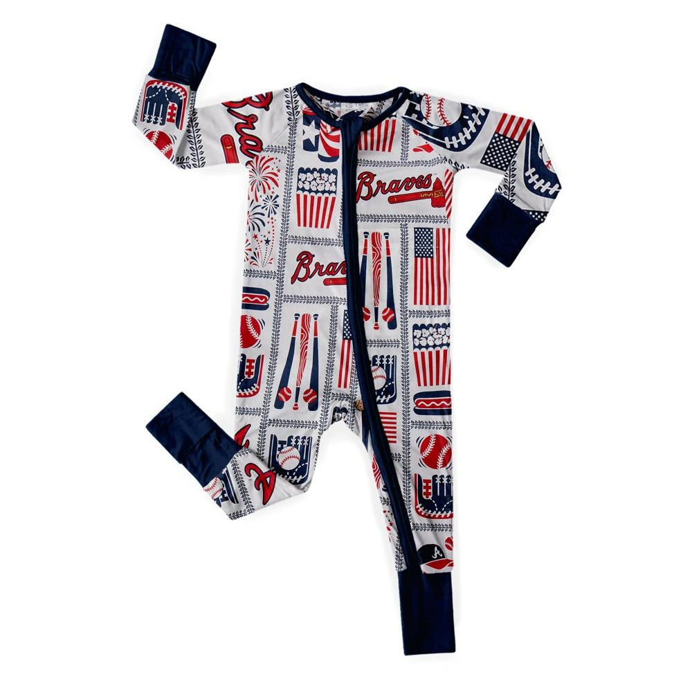Baby Monster Truck Zippy In Black With Aegean Zipper Long Sleeved for Snug Fit and Style - 18-24M