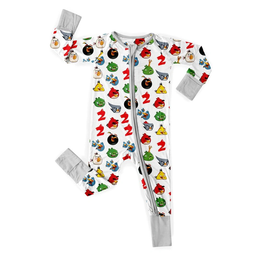 Baby Monster Truck Zippy In Black With Red Zipper Long Sleeved for Snug Fit and Style - 3T