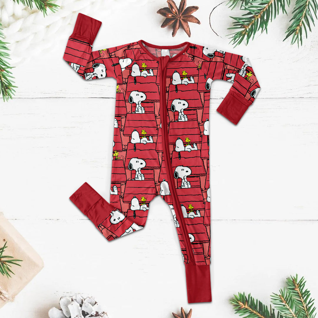 Snoopy Baby Long Zippy with Playful Charm