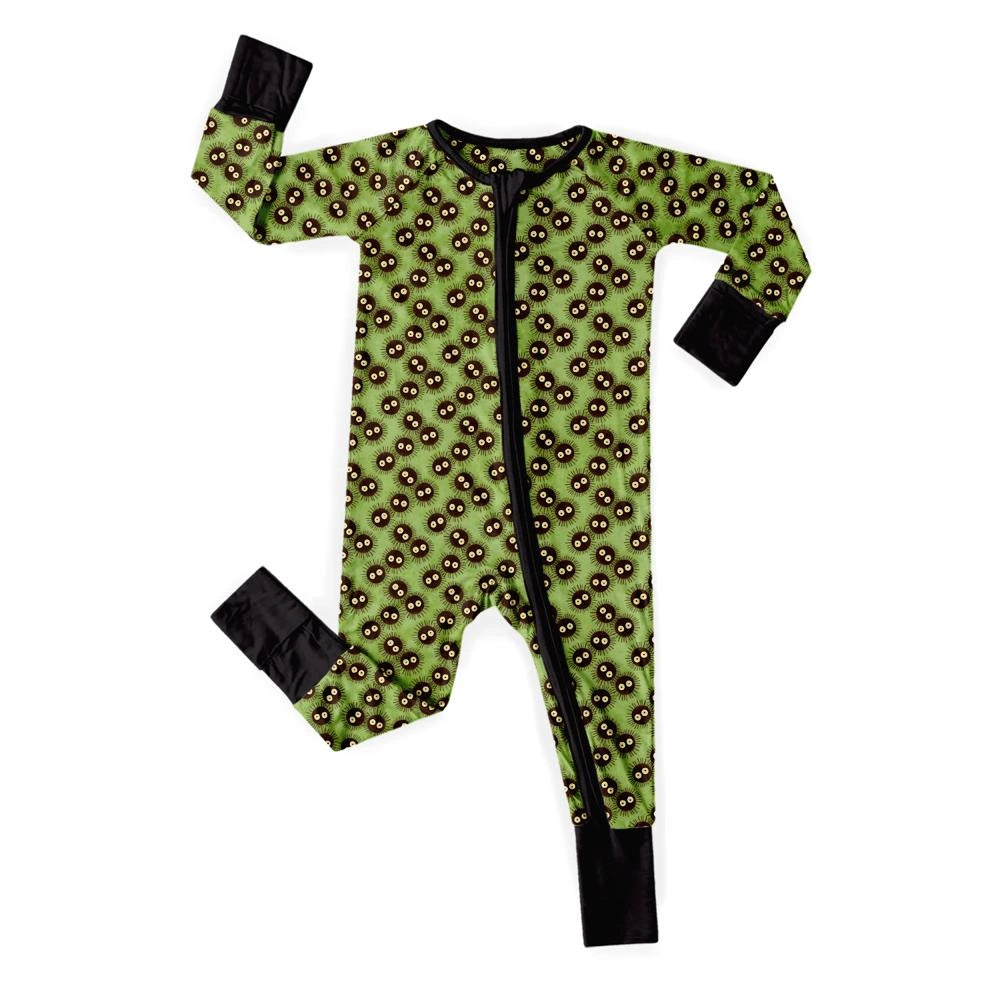 Baby Monster Truck Zippy In White With Sapphire Zipper Short Sleeved for Snug Fit and Style 2 - 3T