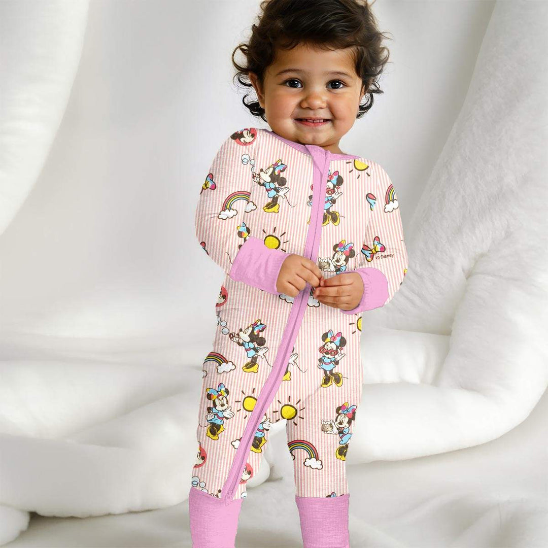 Baby Minnie Mouse Zippy in Beige