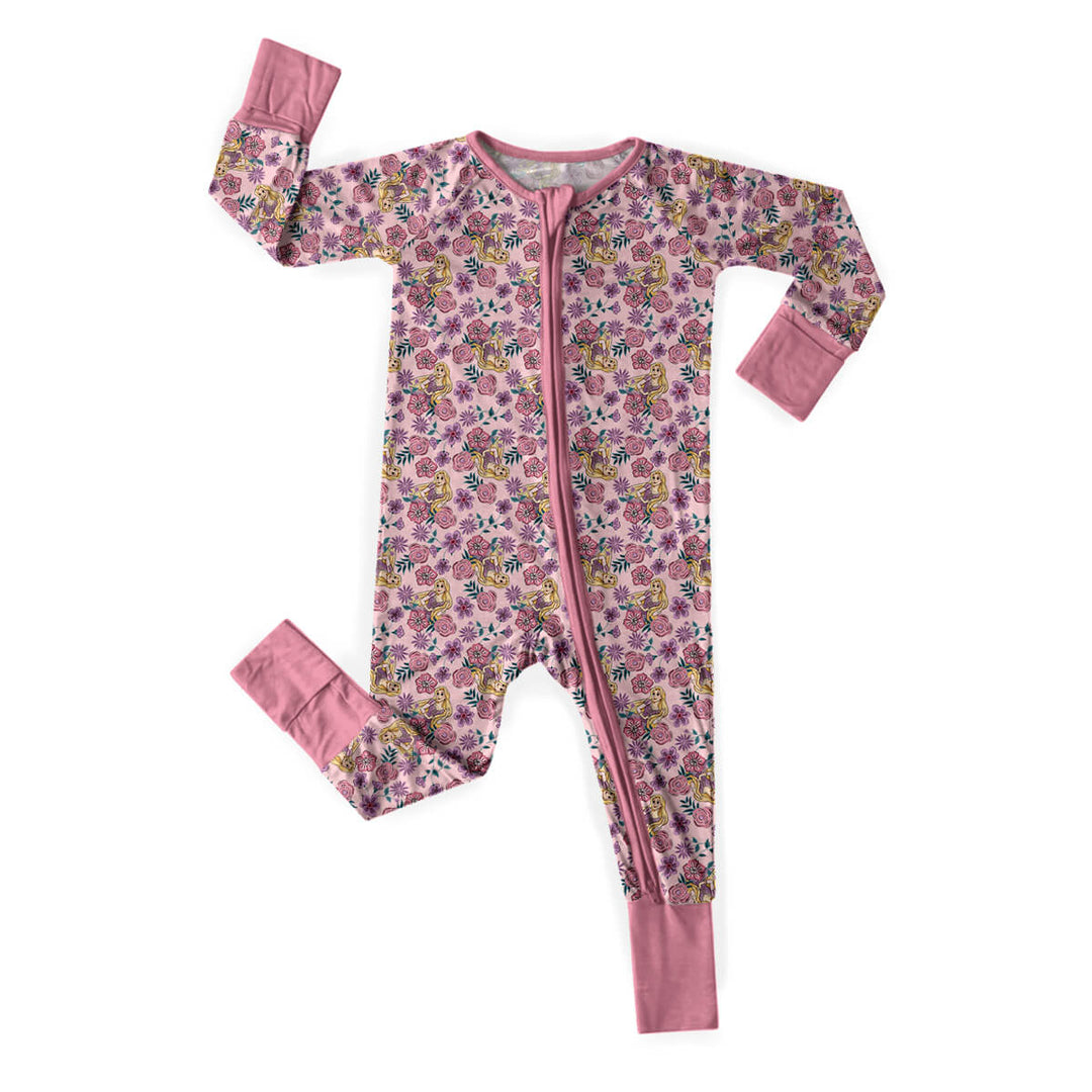 Disney Princess Rapunzel Convertible Zippered Romper