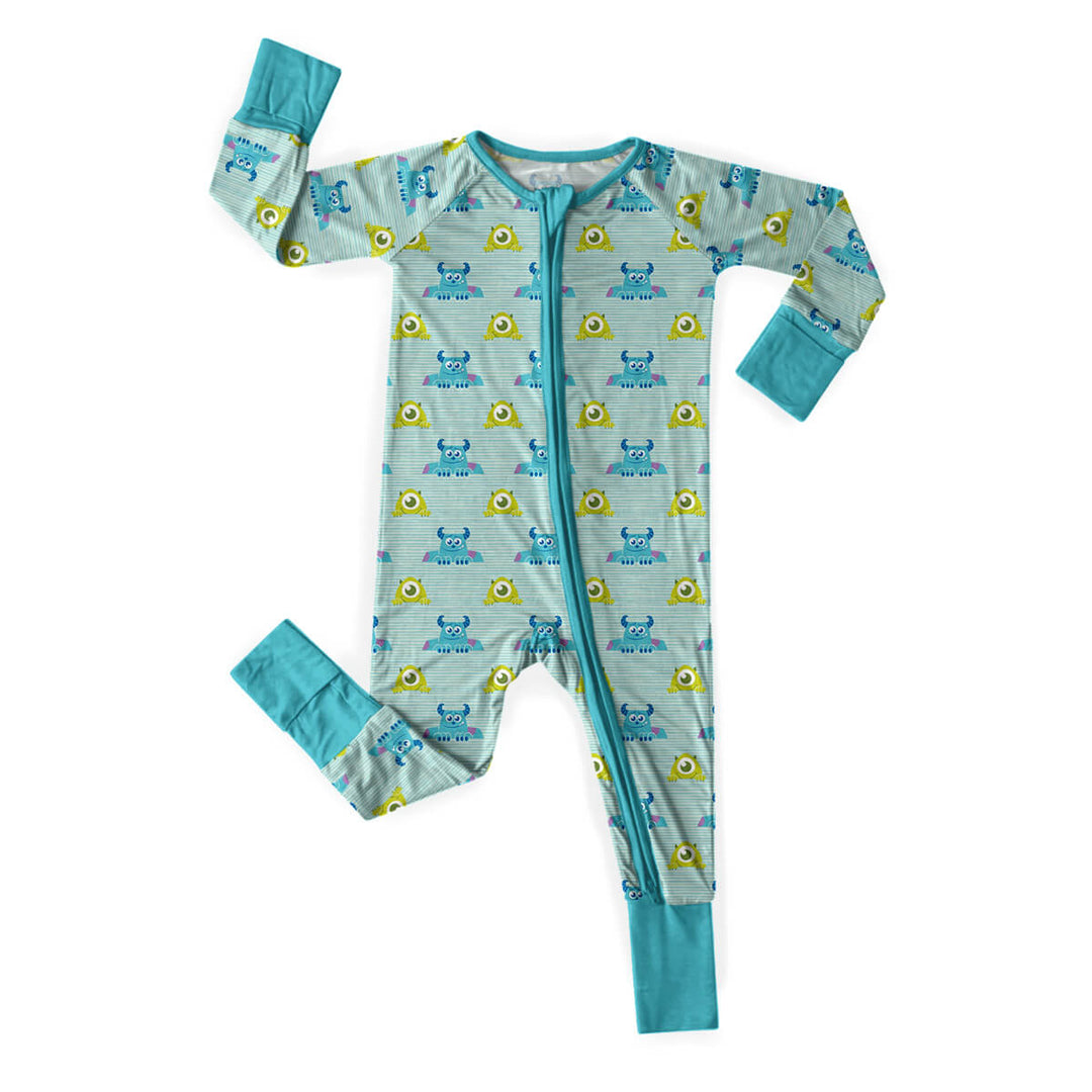 Monster Inc Convertible Zippered Romper