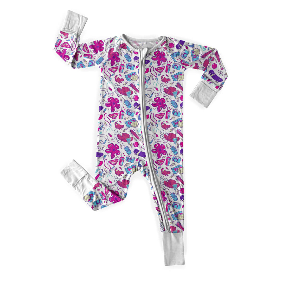 Stranger Things Convertible Zippered Romper