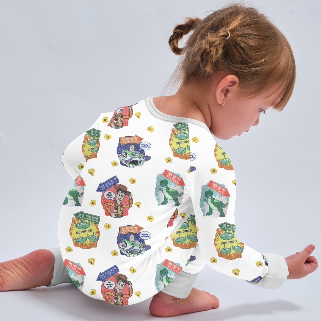 Toy Story Woody and Friends Convertible Zippered Romper