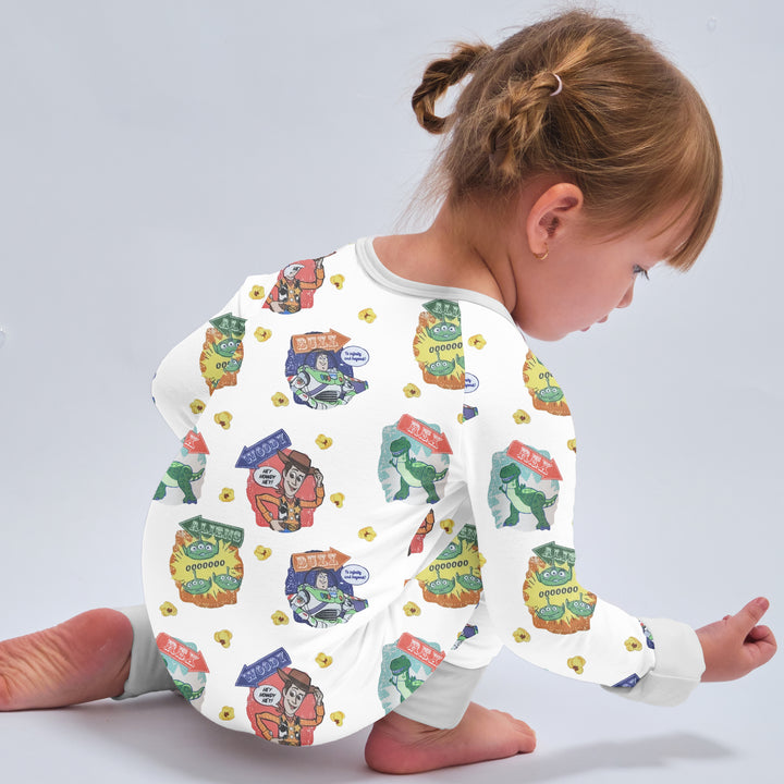 Toy Story Woody and Friends Convertible Zippered Romper