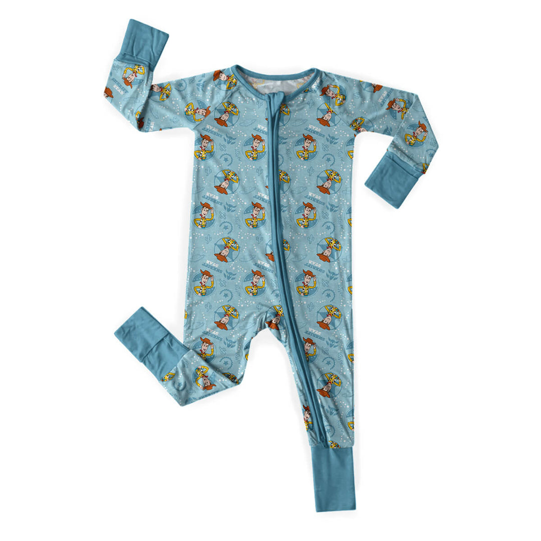 Toy Story Woody's Adventure Convertible Zippered Romper