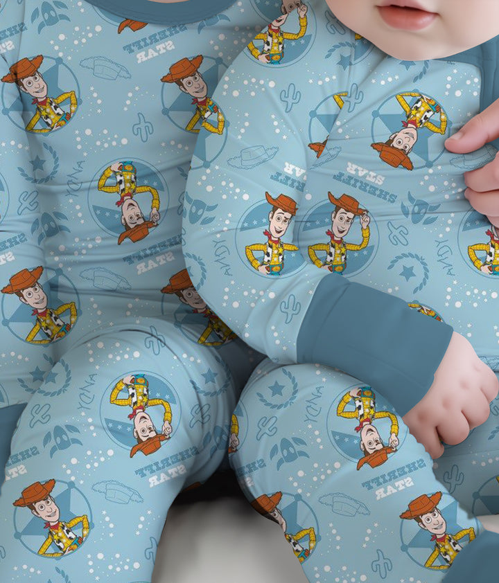Toy Story Woody's Adventure Convertible Zippered Romper