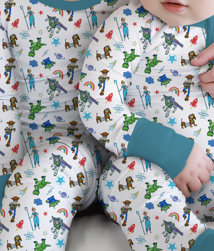 Toy Story Woody's Wonder World Convertible Zippered Romper