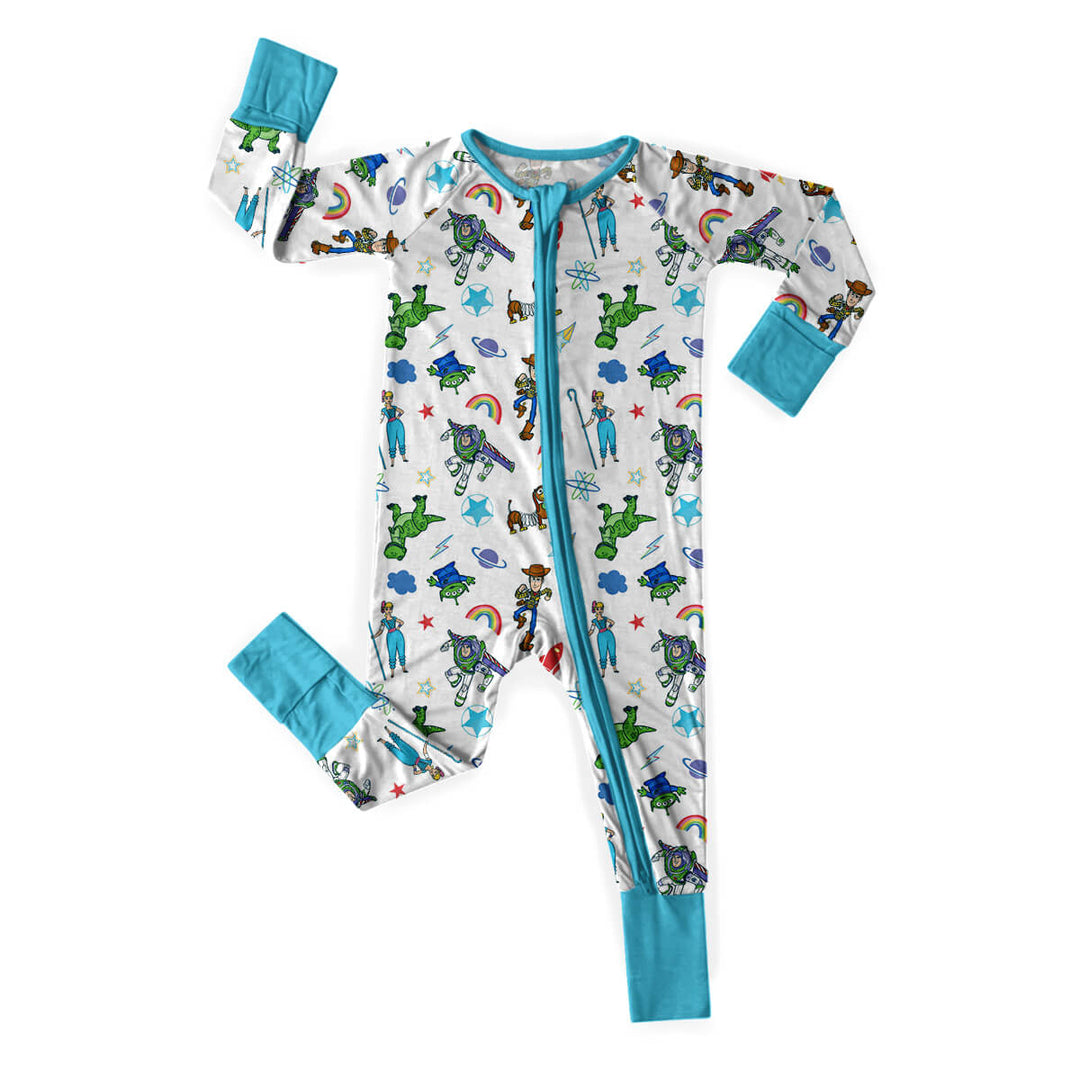 Toy Story Woody's Wonder World Convertible Zippered Romper