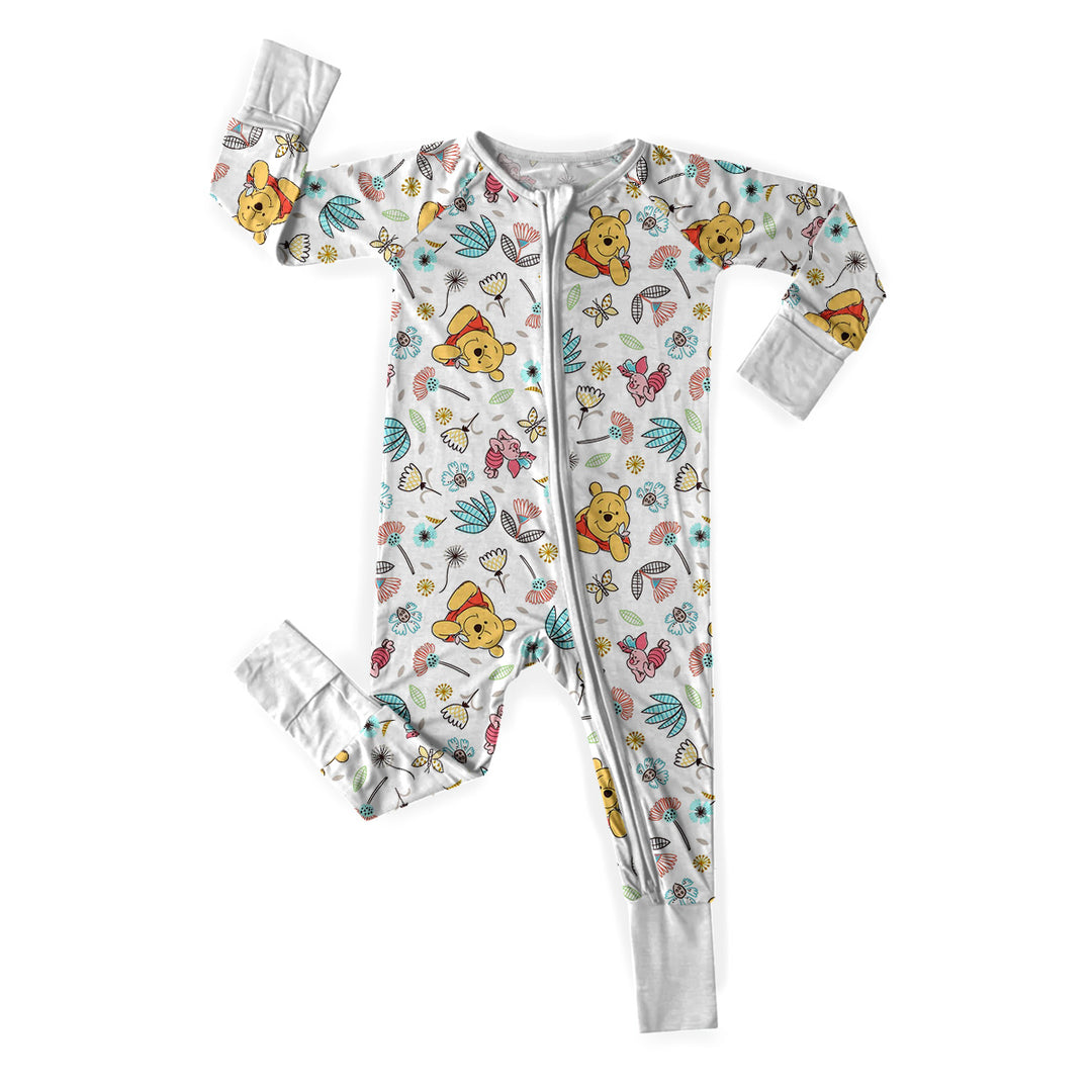 Pooh's Playtime Convertible Zippered Romper