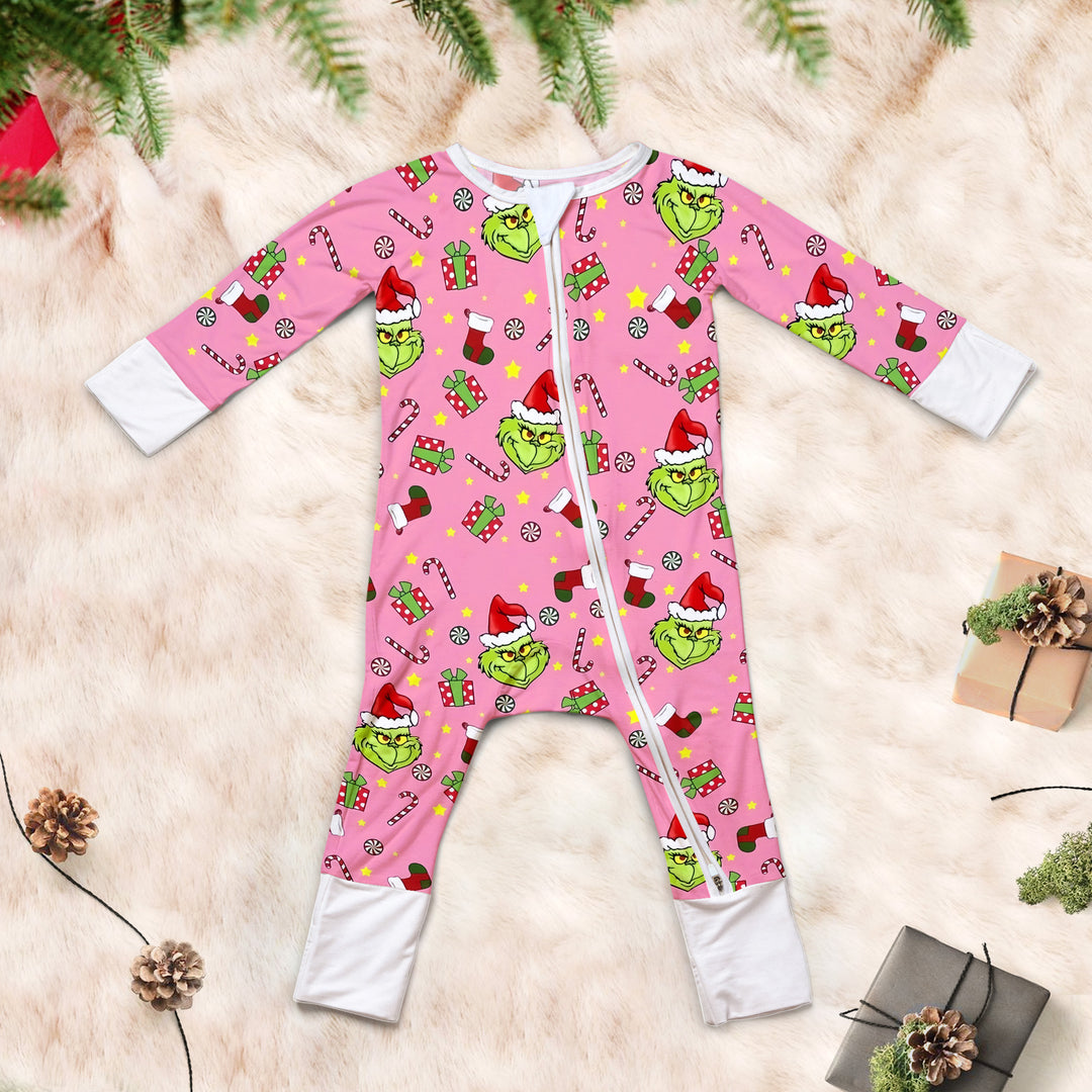 Merry and Mischievous Dr. Seuss’ The Grinch Convertible Zippered Romper