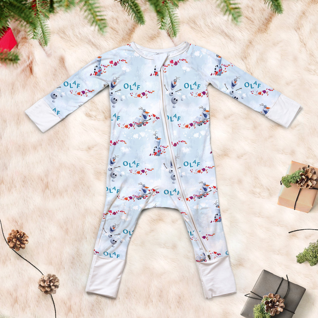 Disney Olaf Convertible Zippered Romper