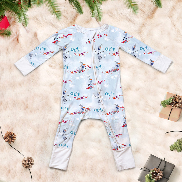 Disney Olaf Convertible Zippered Romper