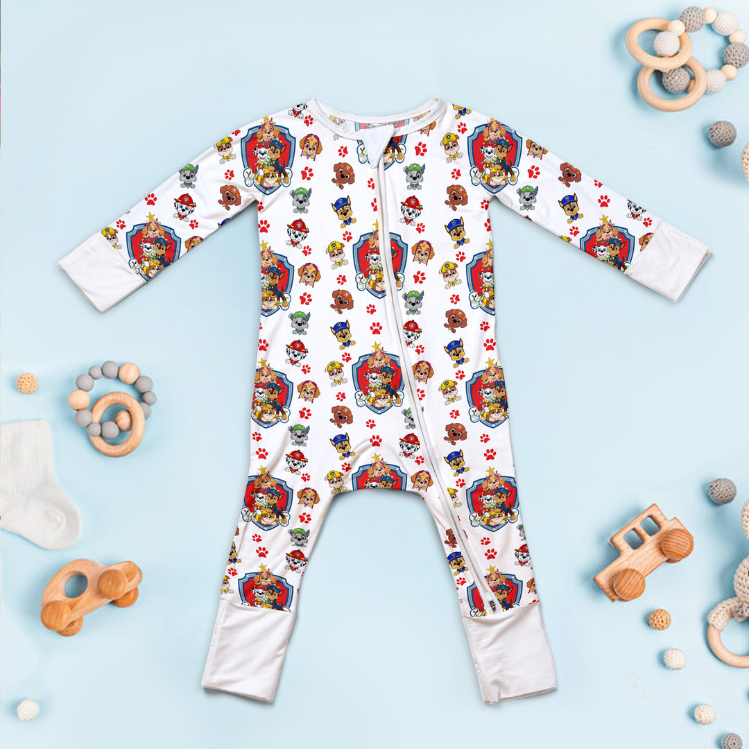 Rescue-Ready Baby PAW Patrol Convertible Zippered Romper