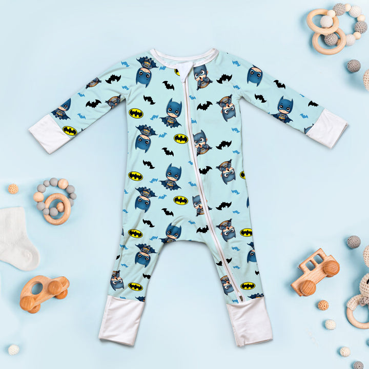 Batman Heroic Adventures Convertible Romper in Sky Blue