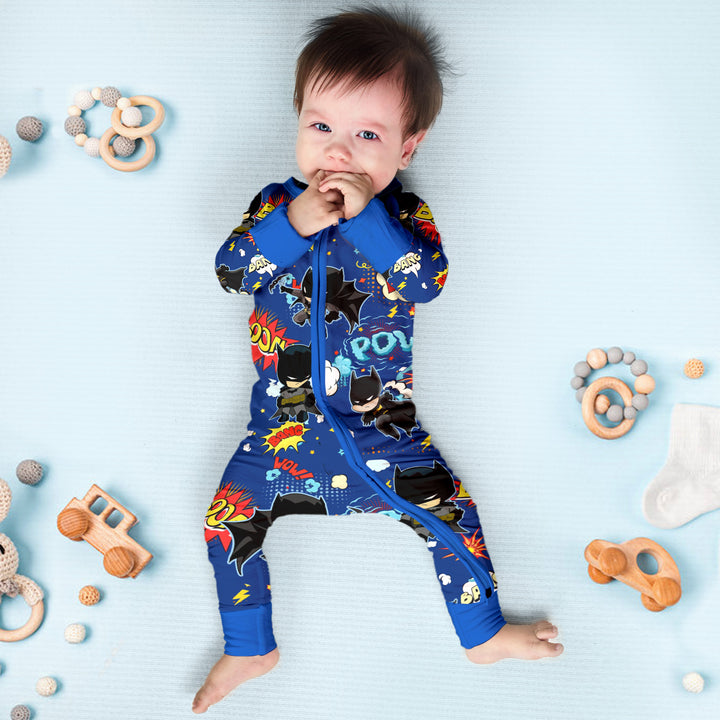 Batman Heroic Adventures Convertible Romper in Dark Blue