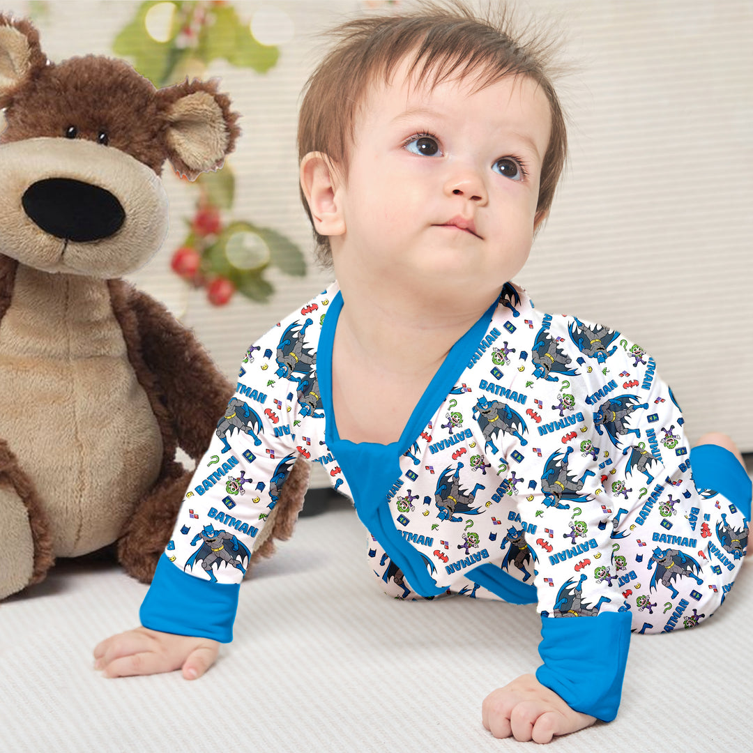 Batman Heroic Adventures Convertible Romper in Ocean Blue