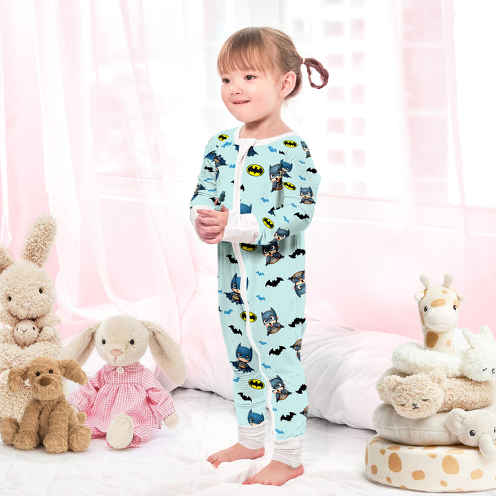 Batman Heroic Adventures Convertible Romper in Sky Blue