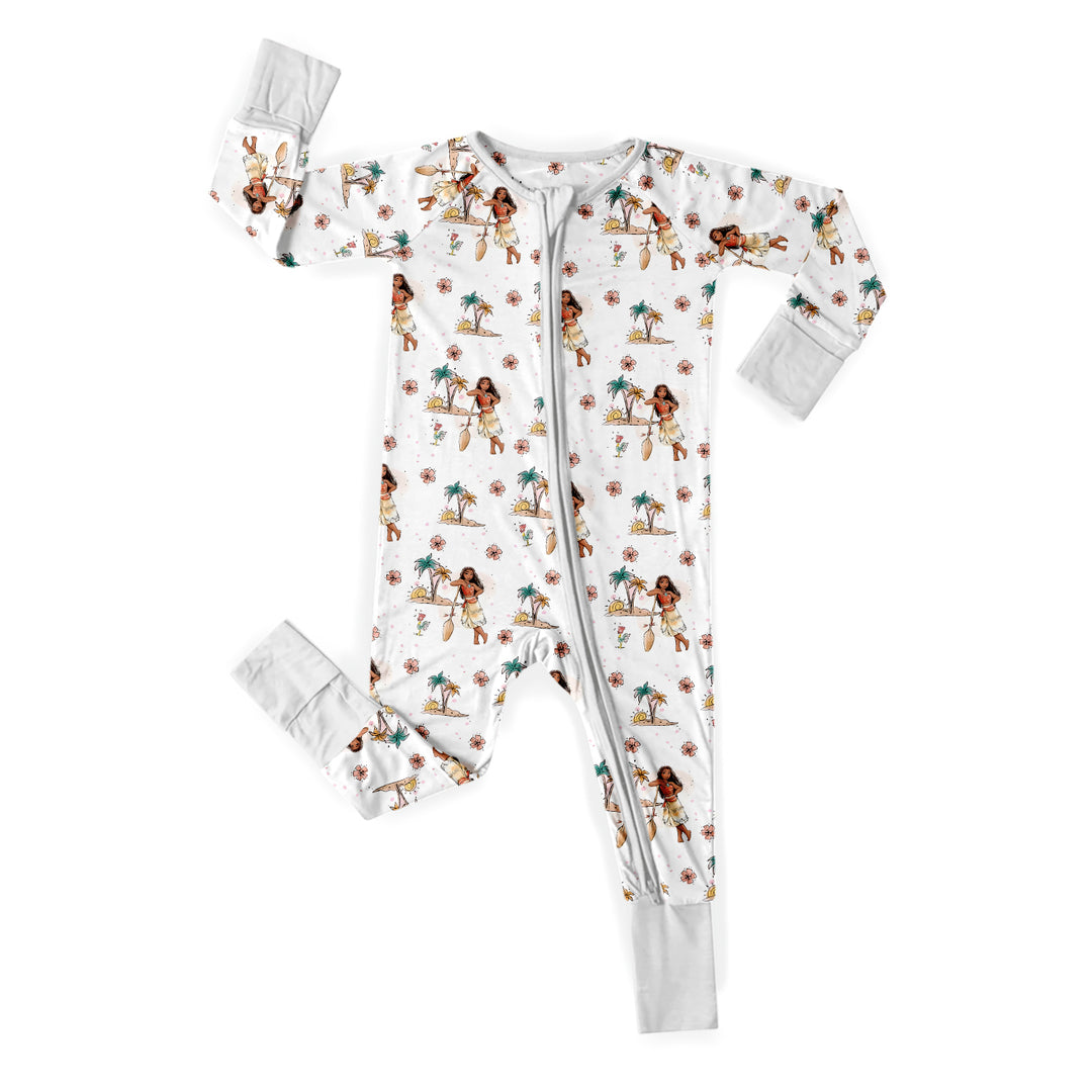Baby Moana Zippy in White