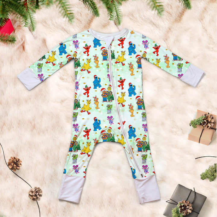 SESAME STREET Convertible Zippered Romper Ver 3