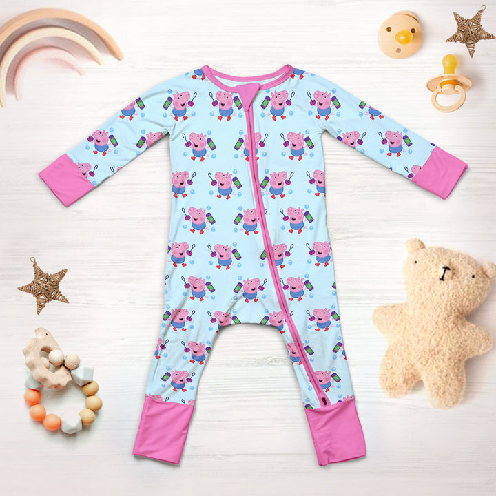 Peppa Pig Convertible Zippered Romper 2
