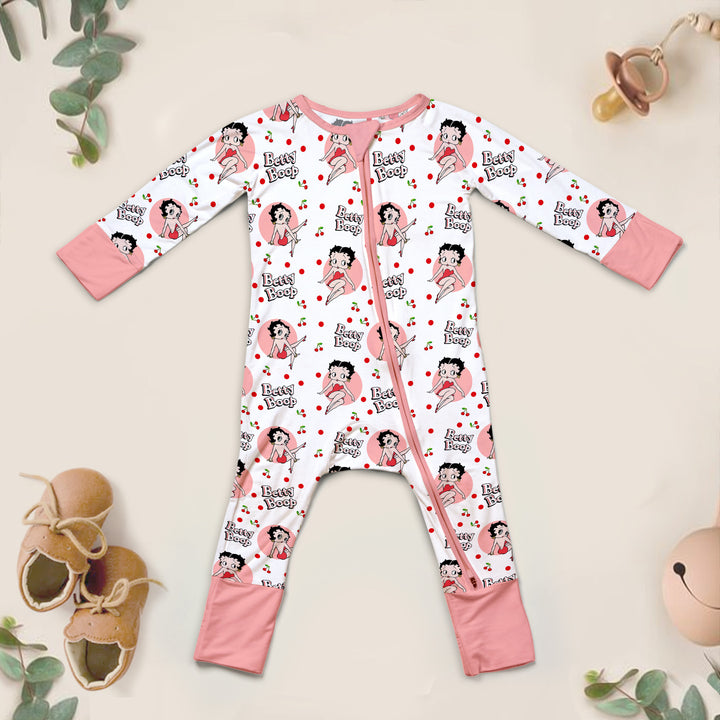 Sweet Baby Betty Boop Convertible Zippered Romper