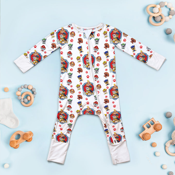 Rescue-Ready Baby PAW Patrol Convertible Zippered Romper