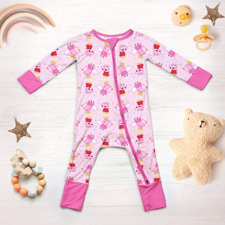 Peppa Pig Convertible Zippered Romper 3