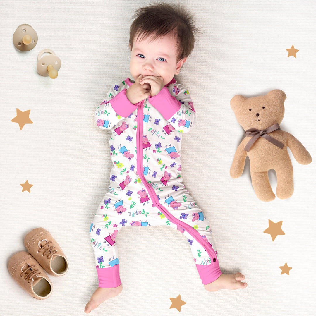 Peppa Pig Convertible Zippered Romper 1