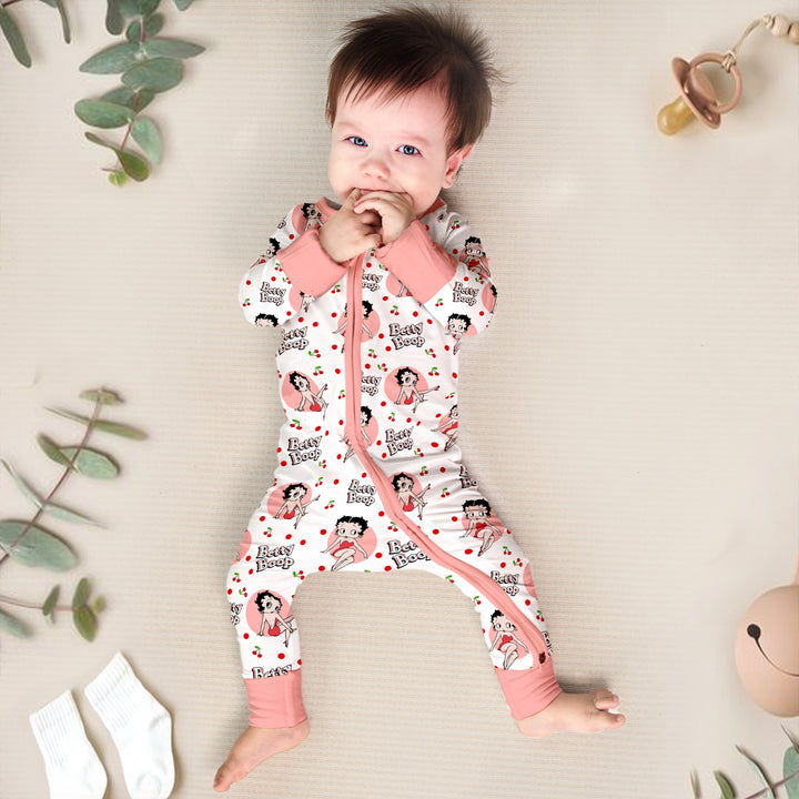 Sweet Baby Betty Boop Convertible Zippered Romper