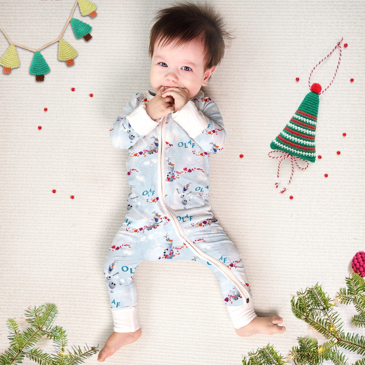 Disney Olaf Convertible Zippered Romper