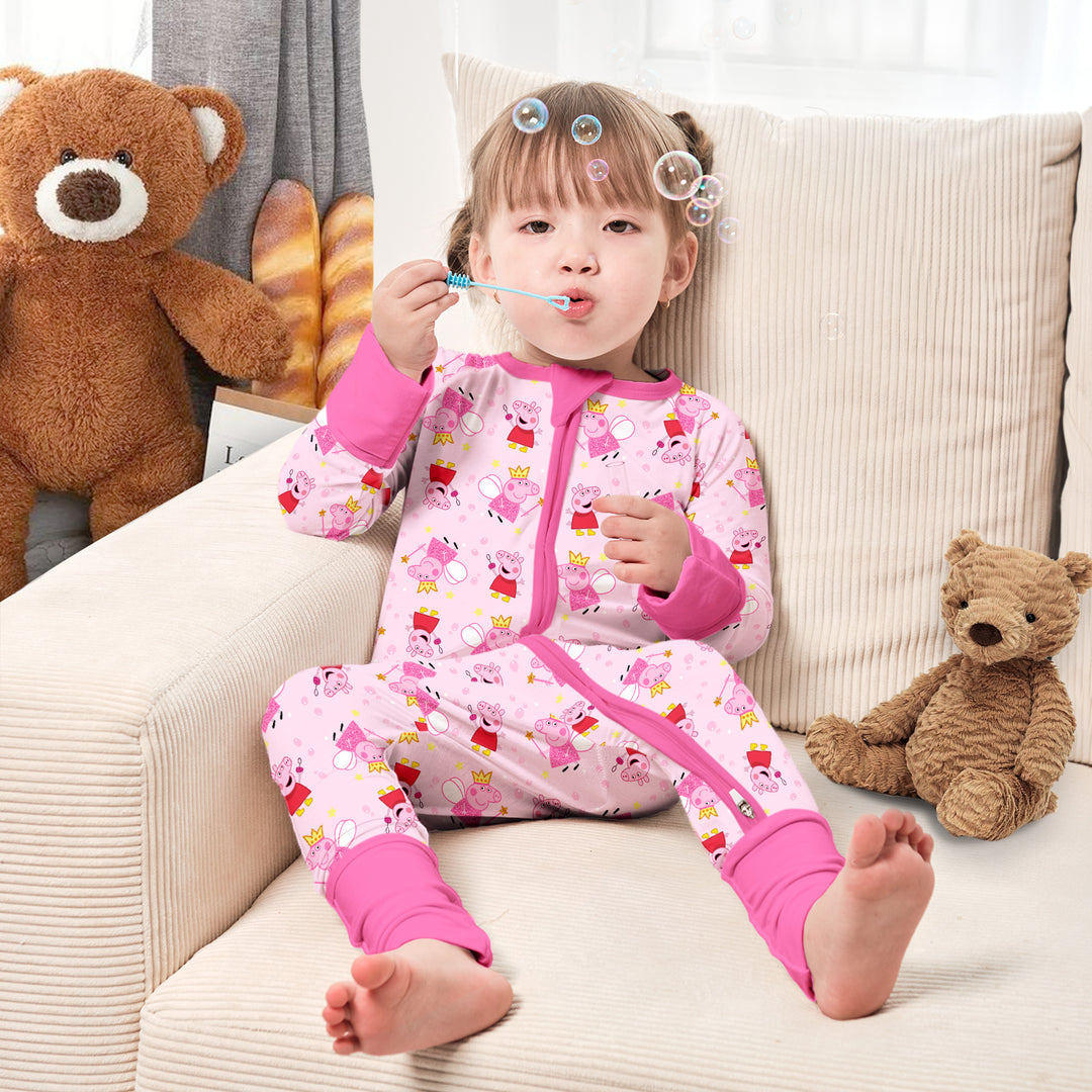 Peppa Pig Convertible Zippered Romper 3