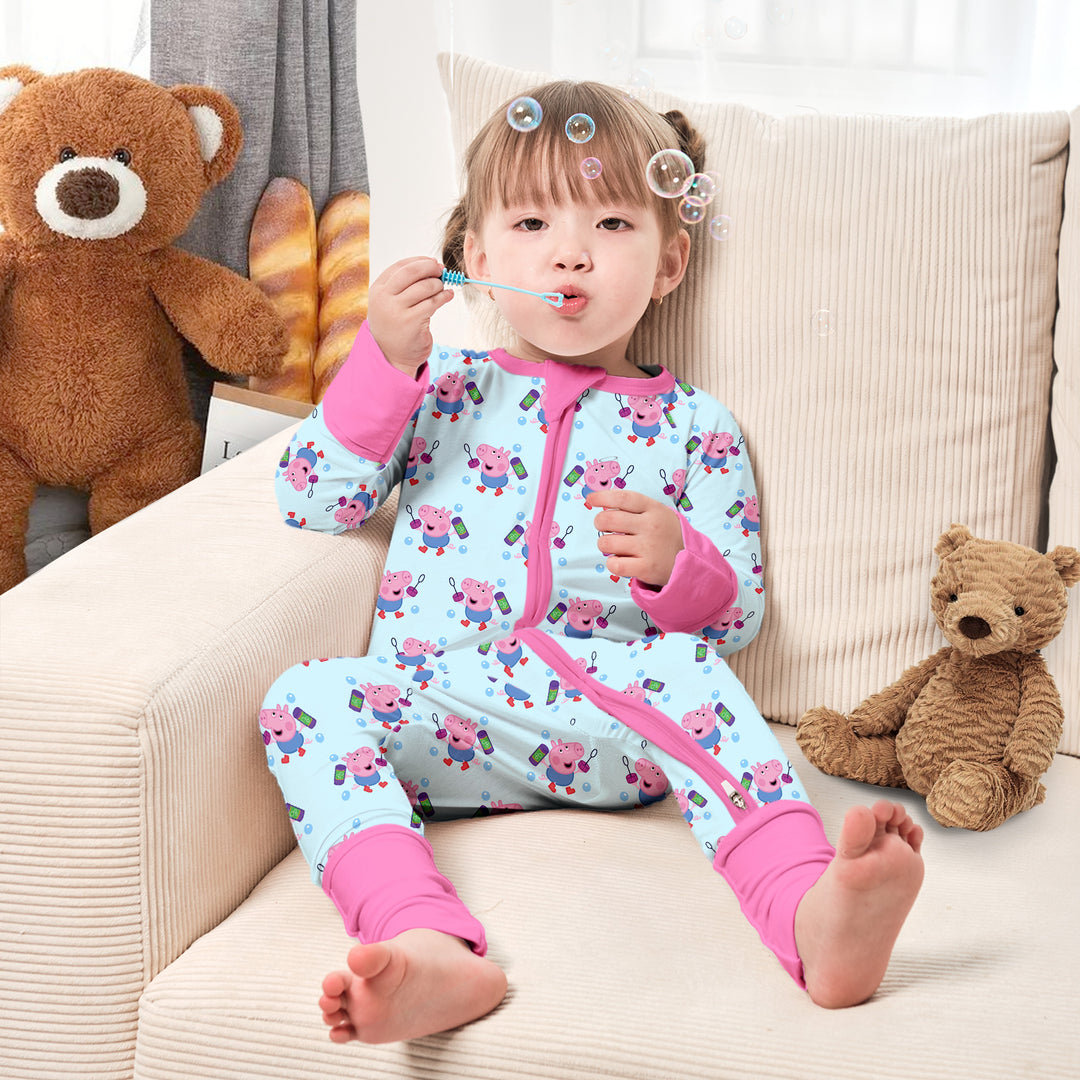 Peppa Pig Convertible Zippered Romper 2