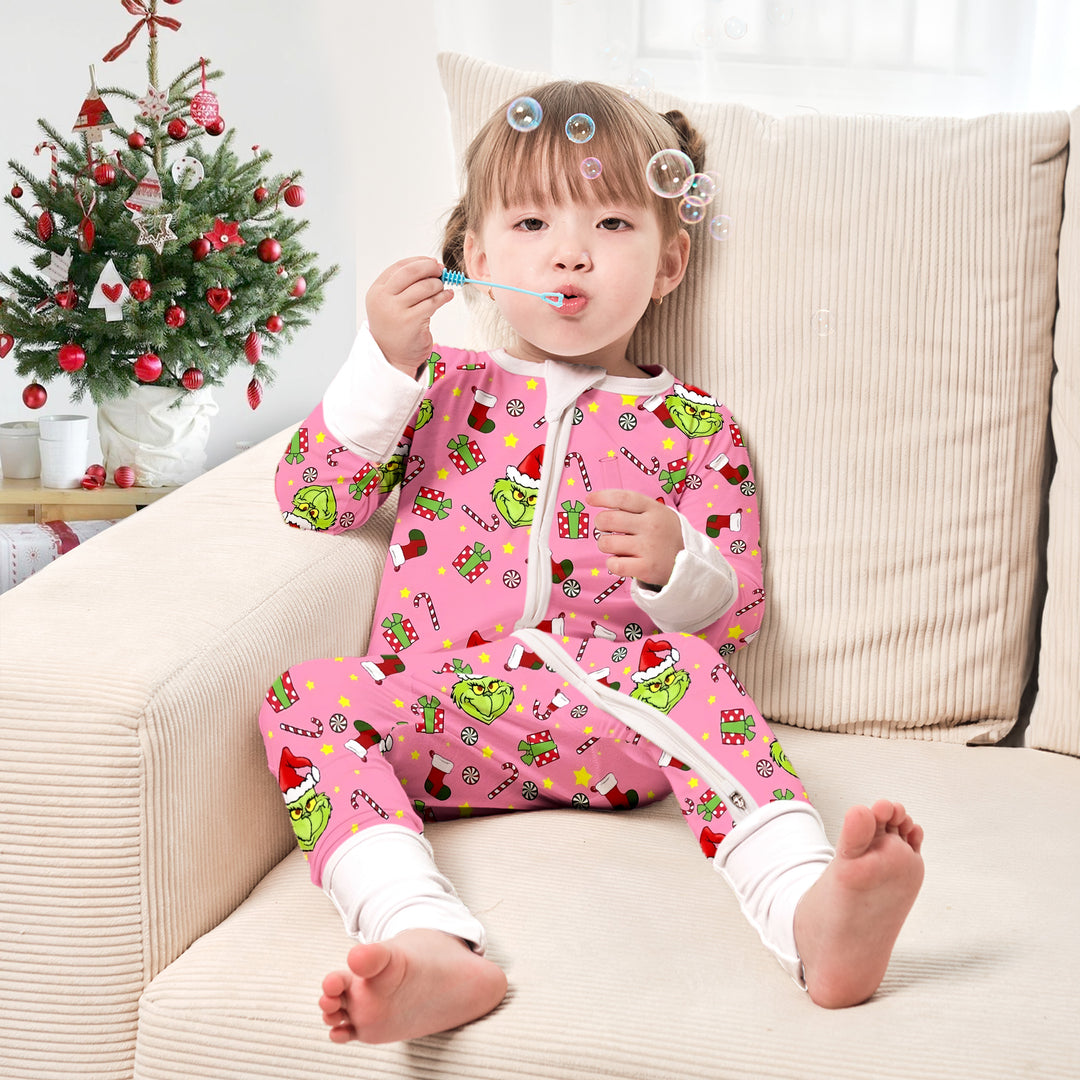 Merry and Mischievous Dr. Seuss’ The Grinch Convertible Zippered Romper