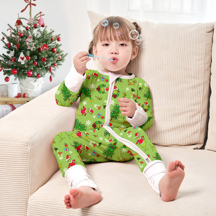 Enchanting Dr. Seuss’ The Grinch Convertible Zippered Romper