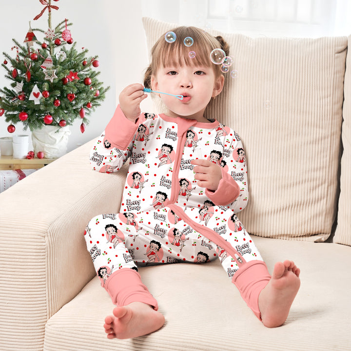 Sweet Baby Betty Boop Convertible Zippered Romper
