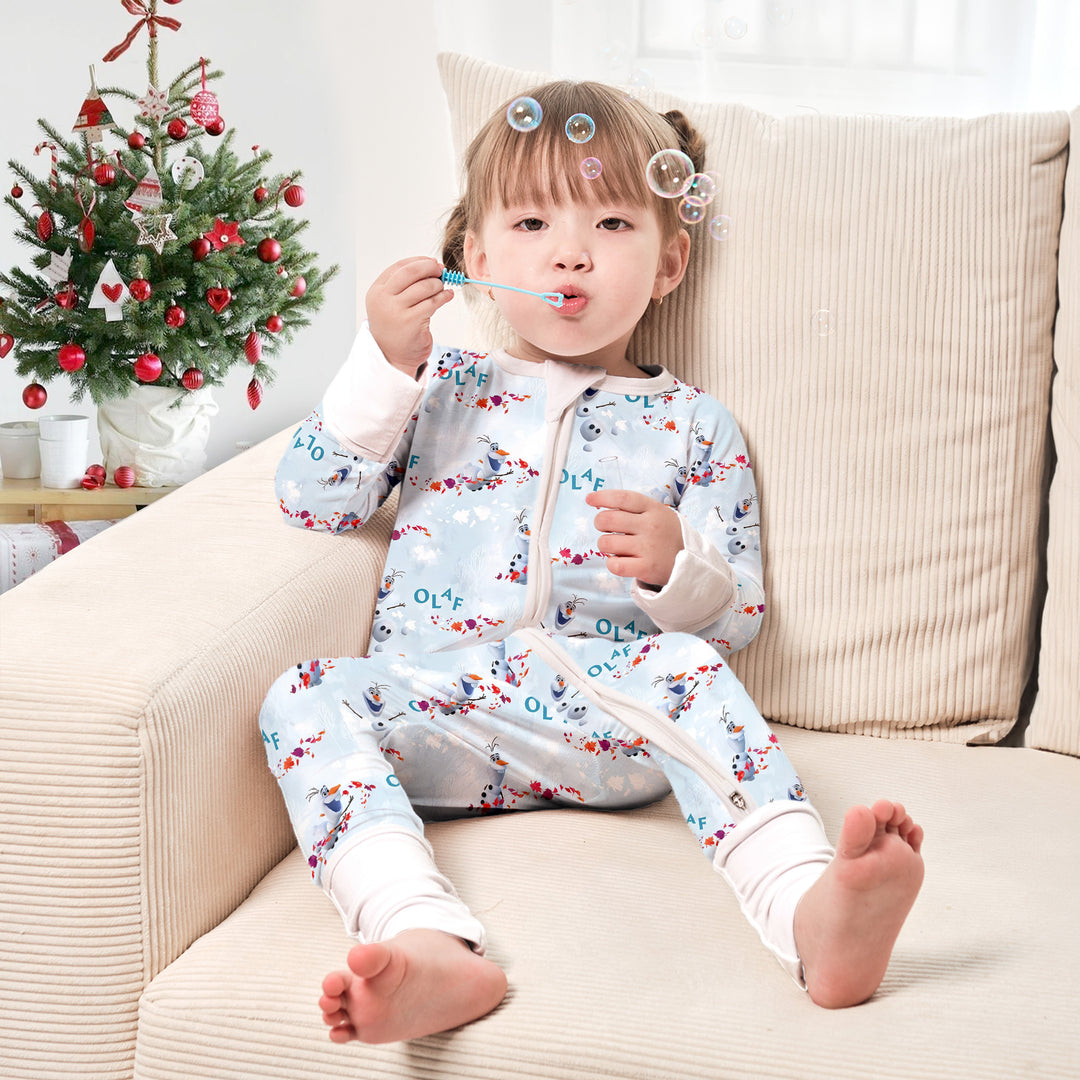 Disney Olaf Convertible Zippered Romper