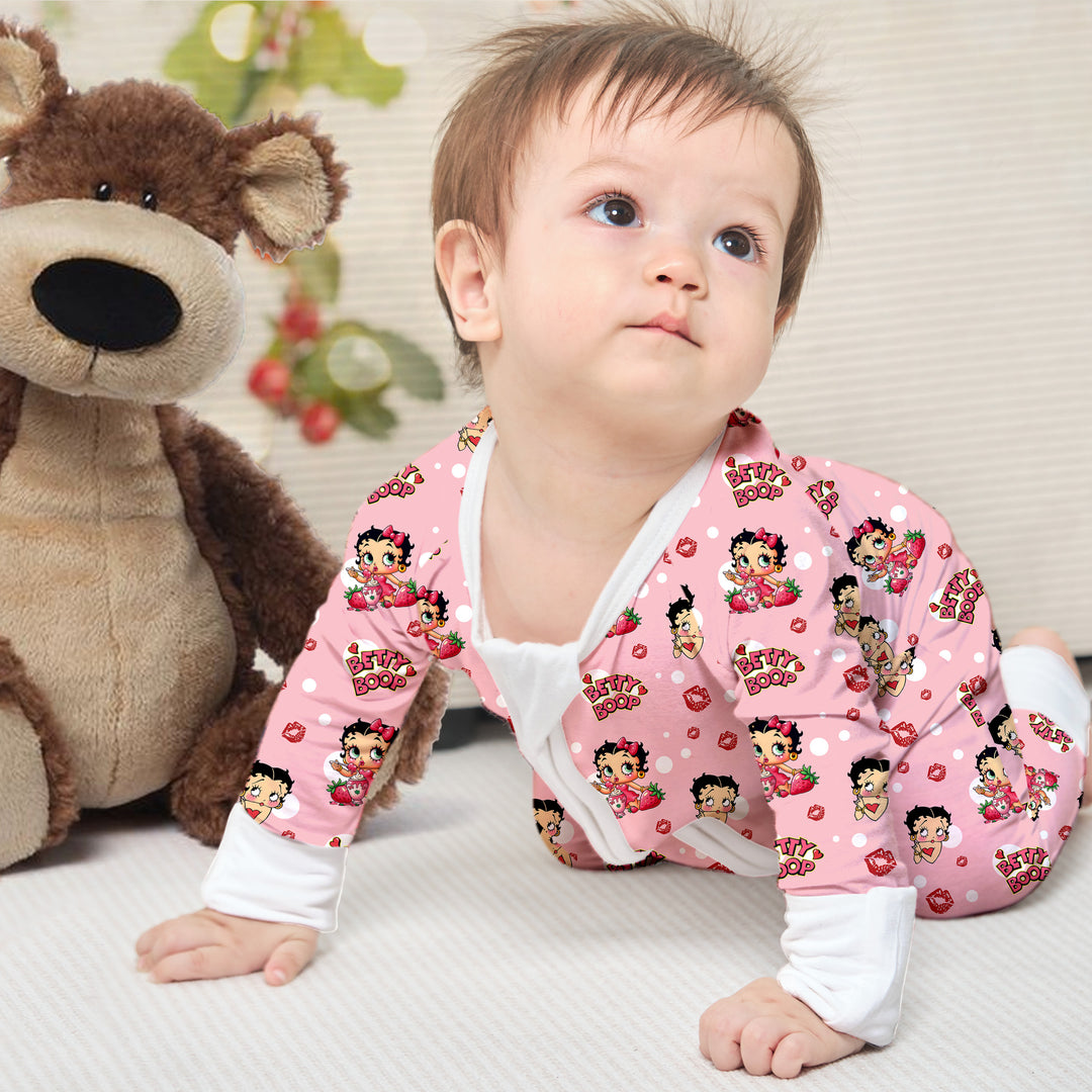 Adorable Baby Betty Boop Convertible Zippered Romper