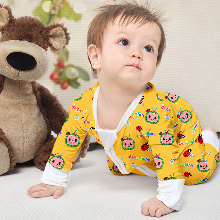 Cocomelon Cuties Convertible Zippered Romper in Yellow