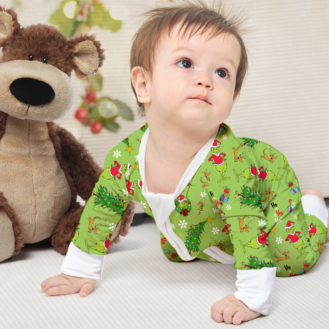 Enchanting Dr. Seuss’ The Grinch Convertible Zippered Romper